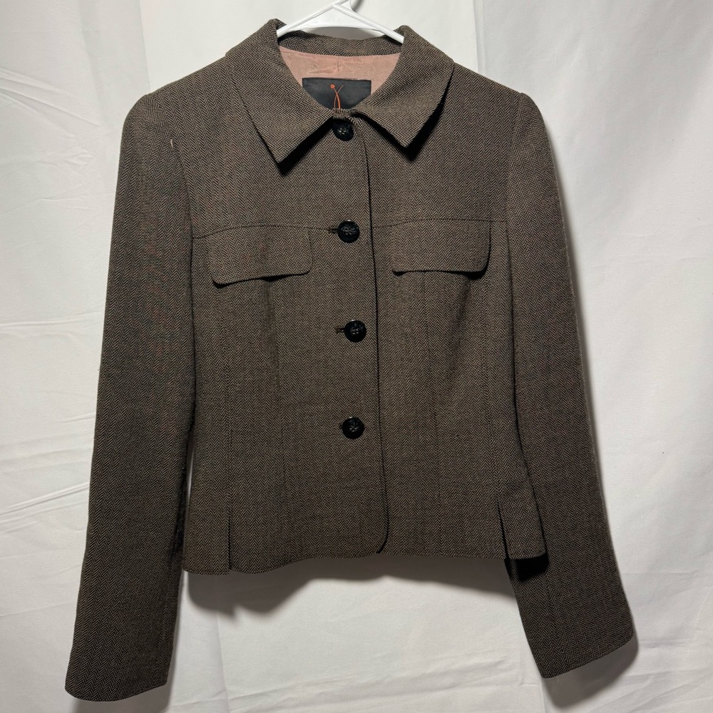 Vintage Utility Blazer Jacket